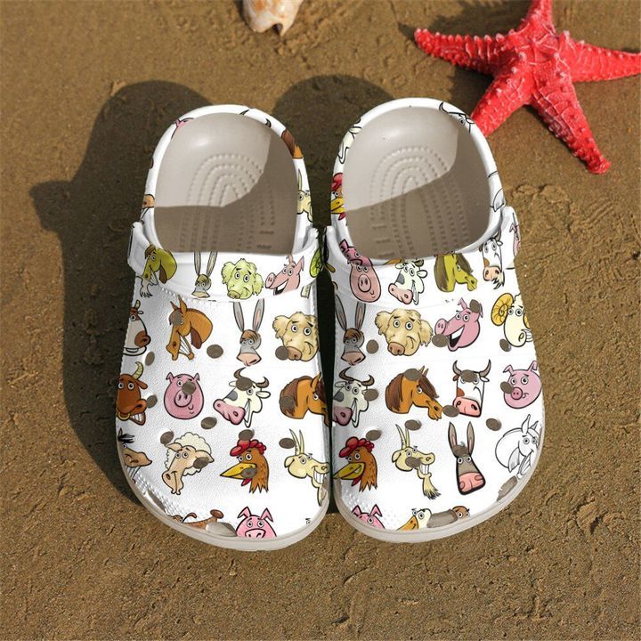 Vet Tech Lovely Farm Animals Sku 2576 Crocs Crocband Clog Comfortable For Mens Womens Classic Clog Water Shoes Vet Tech Lovely Farm Animals Sku 2576 Crocs Crocband Clog Comfortable For Mens Womens Classic Clog Water Shoes