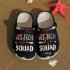 Vet Tech Personalized Squad Sku 2582 Crocs Crocband Clog Comfortable For Mens Womens Classic Clog Water Shoes