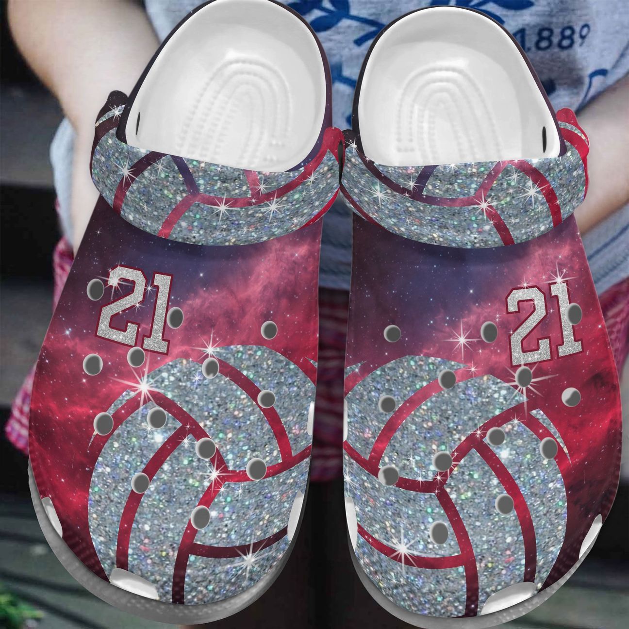 Volleyball Personalize Clog Custom Crocs Fashionstyle Comfortable For Women Men Kid Print 3D Volleyball Star Volleyball Personalize Clog Custom Crocs Fashionstyle Comfortable For Women Men Kid Print 3D Volleyball Star