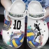 Volleyball Personalized Clog Custom Crocs Comfortablefashion Style Comfortable For Women Men Kid Print 3D 2