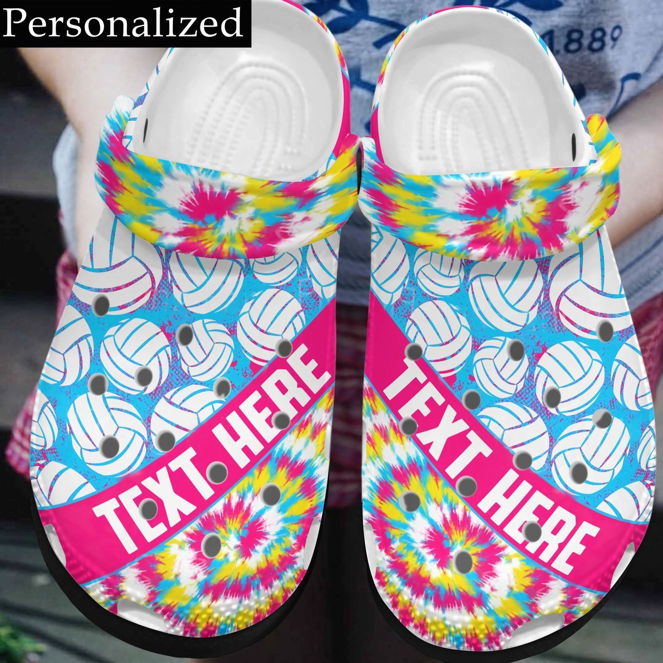 Volleyball Personalized Clog Custom Crocs Comfortablefashion Style Comfortable For Women Men Kid Print 3D Colorful Volleyball S Volleyball Personalized Clog Custom Crocs Comfortablefashion Style Comfortable For Women Men Kid Print 3D Colorful Volleyball S
