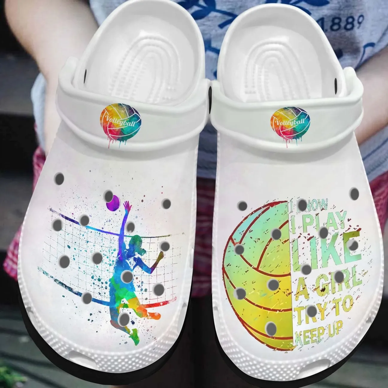 Volleyball Personalized Clog Custom Crocs Comfortablefashion Style Comfortable For Women Men Kid Print 3D V1 Volleyball Personalized Clog Custom Crocs Comfortablefashion Style Comfortable For Women Men Kid Print 3D V1
