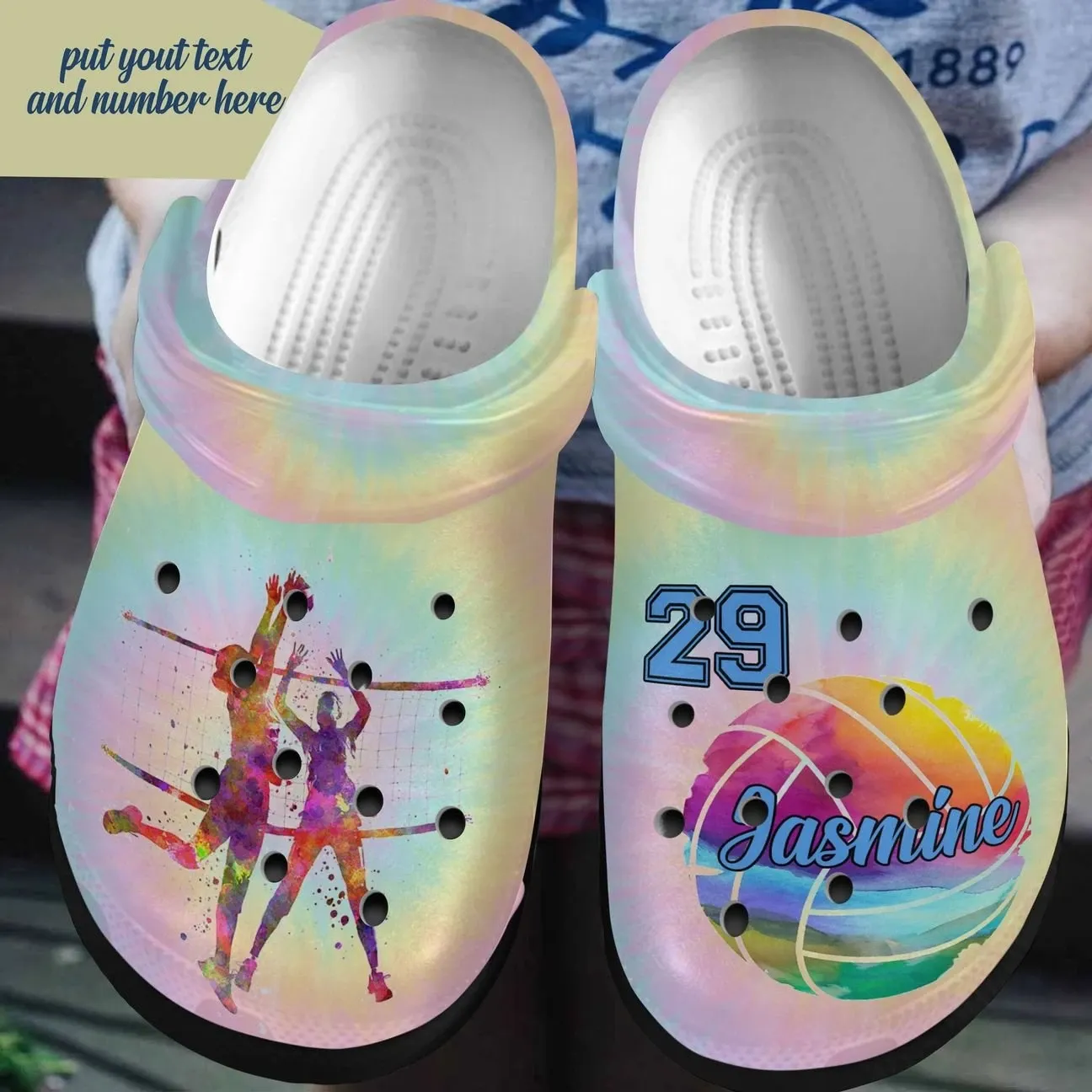 Volleyball Personalized Clog Custom Crocs Comfortablefashion Style Comfortable For Women Men Kid Print 3D Volleyball Queen Volleyball Personalized Clog Custom Crocs Comfortablefashion Style Comfortable For Women Men Kid Print 3D Volleyball Queen