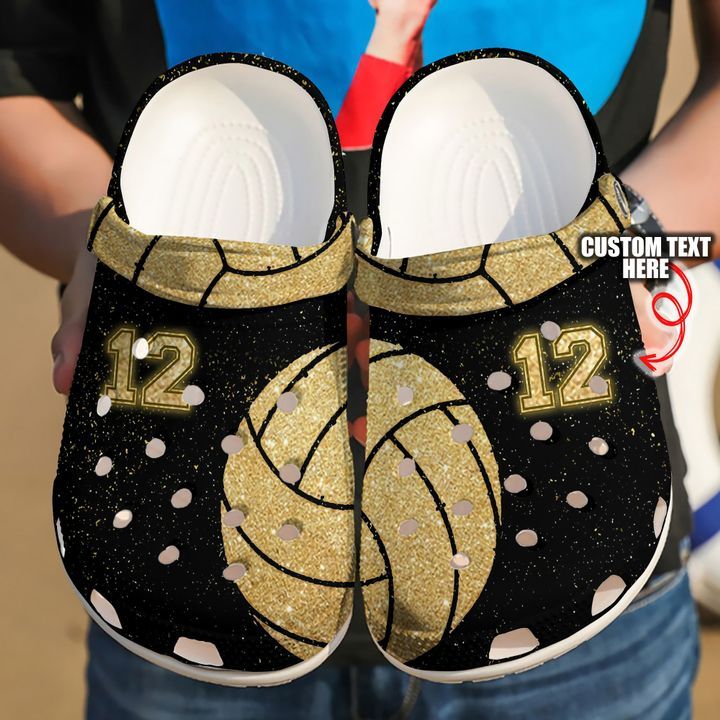 Volleyball Personalized Golden Sku 2621 Crocs Crocband Clog Comfortable For Mens Womens Classic Clog Water Shoes Volleyball Personalized Golden Sku 2621 Crocs Crocband Clog Comfortable For Mens Womens Classic Clog Water Shoes
