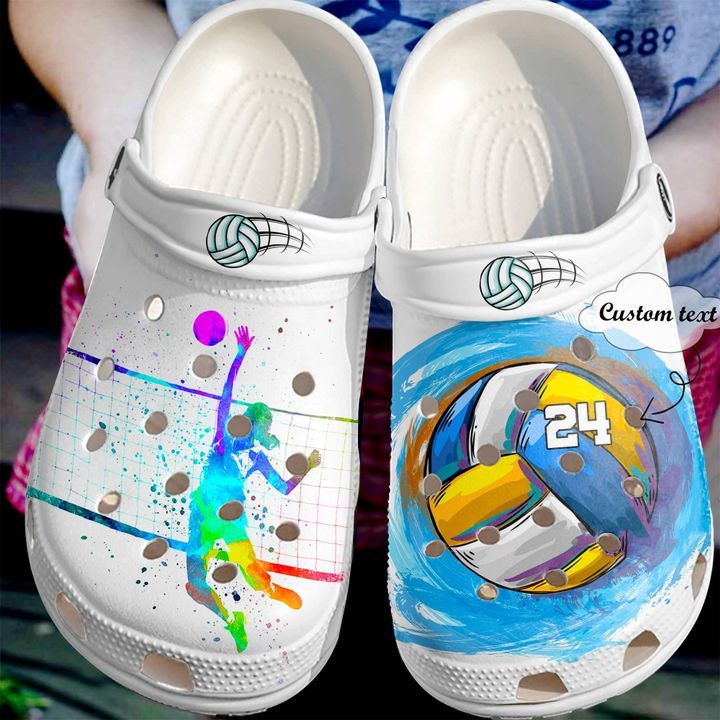 Volleyball Personalized Lover Club Sku 2657 Crocs Crocband Clog Comfortable For Mens Womens Classic Clog Water Shoes Volleyball Personalized Lover Club Sku 2657 Crocs Crocband Clog Comfortable For Mens Womens Classic Clog Water Shoes