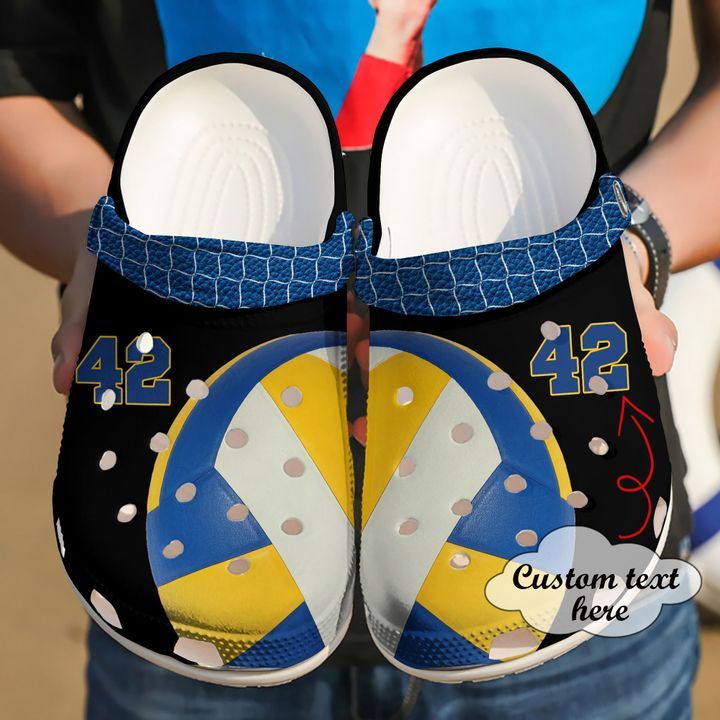 Volleyball Personalized Players Sku 2668 Crocs Crocband Clog Comfortable For Mens Womens Classic Clog Water Shoes Volleyball Personalized Players Sku 2668 Crocs Crocband Clog Comfortable For Mens Womens Classic Clog Water Shoes