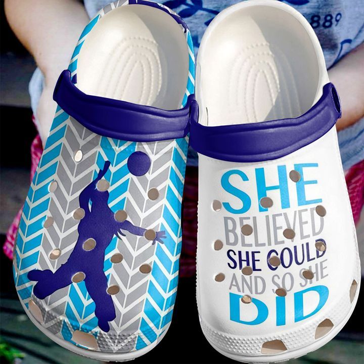 Volleyball She Believed Could Sku 2673 Crocs Crocband Clog Comfortable For Mens Womens Classic Clog Water Shoes Volleyball She Believed Could Sku 2673 Crocs Crocband Clog Comfortable For Mens Womens Classic Clog Water Shoes