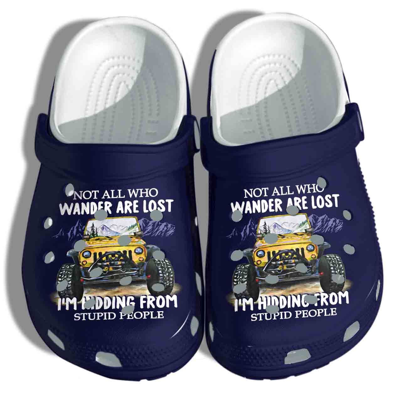 Wander Car Shoes – Wander Are Lost Crocs Clog Clog Birthday Gift For Man Fther Brother Cousin Wander Car Shoes – Wander Are Lost Crocs Clog Clog Birthday Gift For Man Fther Brother Cousin