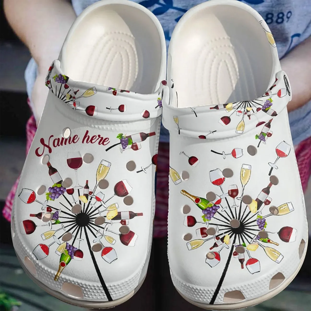 Wine Personalize Clog Custom Crocs Fashionstyle Comfortable For Women Men Kid Print 3D Personalized Wine Life Wine Personalize Clog Custom Crocs Fashionstyle Comfortable For Women Men Kid Print 3D Personalized Wine Life