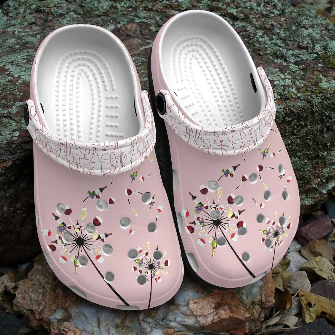 Wine Personalized Clog Custom Crocs Comfortablefashion Style Comfortable For Women Men Kid Print 3D Wine Dandelion Wine Personalized Clog Custom Crocs Comfortablefashion Style Comfortable For Women Men Kid Print 3D Wine Dandelion