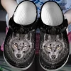 Wolf Personalize Clog Custom Crocs Fashionstyle Comfortable For Women Men Kid Print 3D I Stare At You