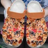 Yorkshire Personalized Clog Custom Crocs Comfortablefashion Style Comfortable For Women Men Kid Print 3D Yorkshire Pattern